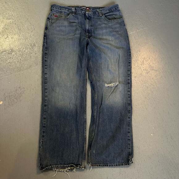 Vintage Tony Hawk Baggy Straight Leg Distressed Skater Jeans - Picture 3 of 7